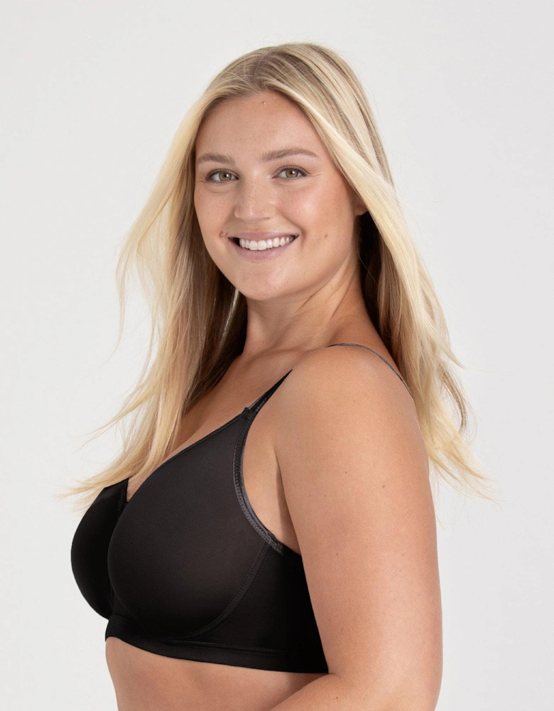 Confident Moulder Underwired Spacer Bra - Black