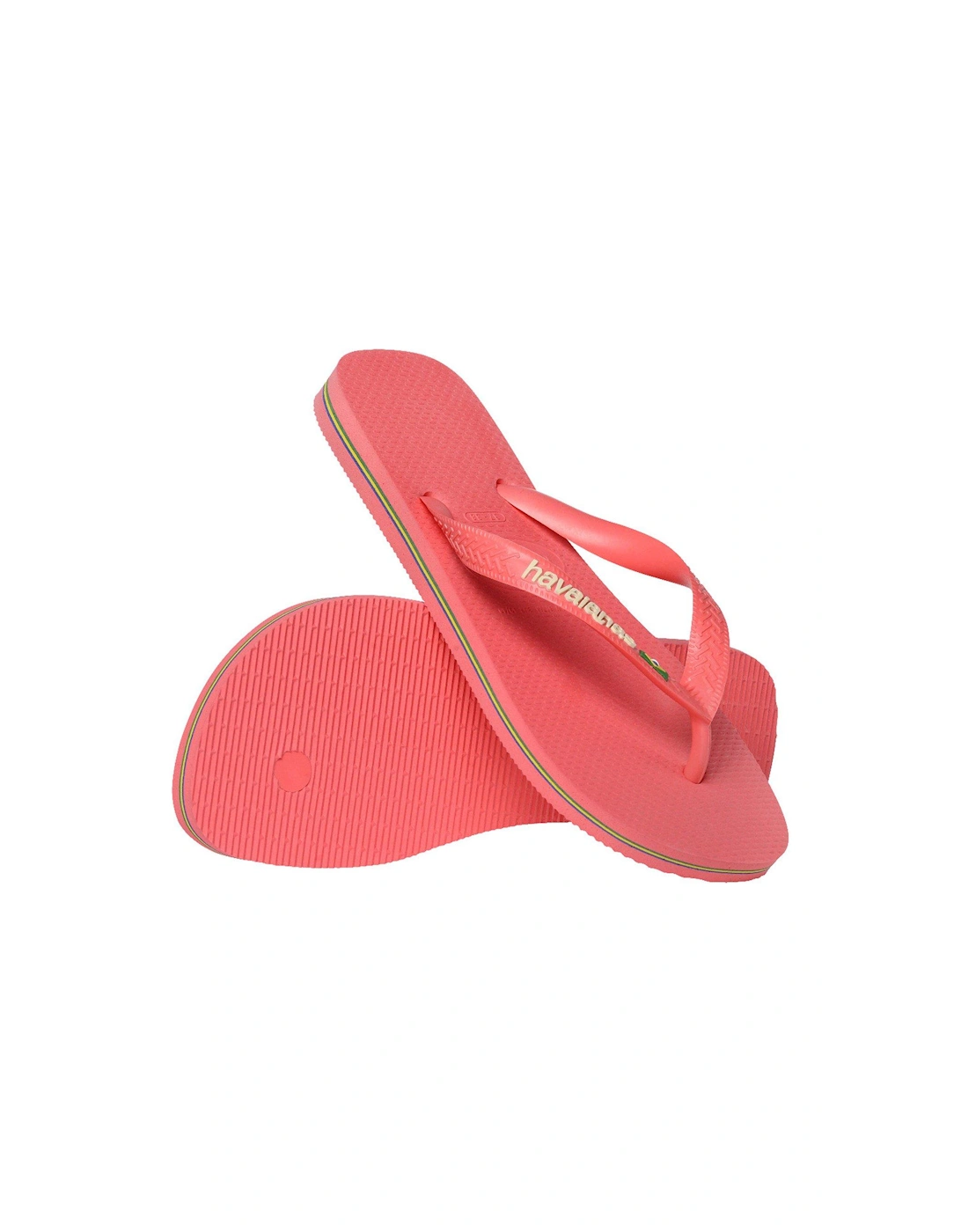 Brasil Logo Flip Flop - Tropical Coral