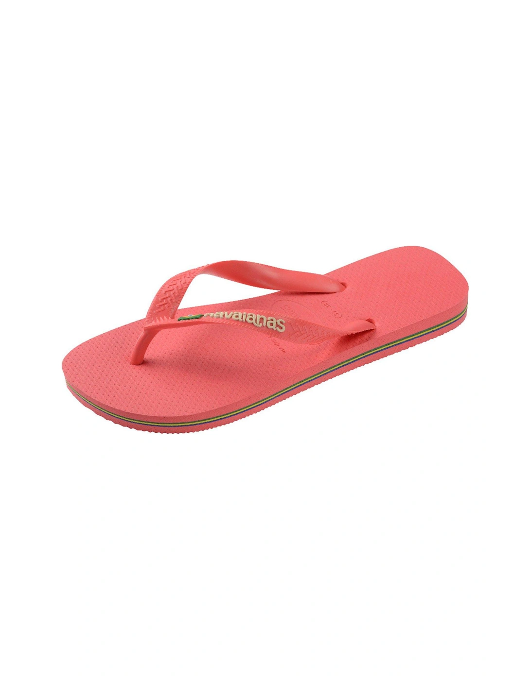 Brasil Logo Flip Flop - Tropical Coral