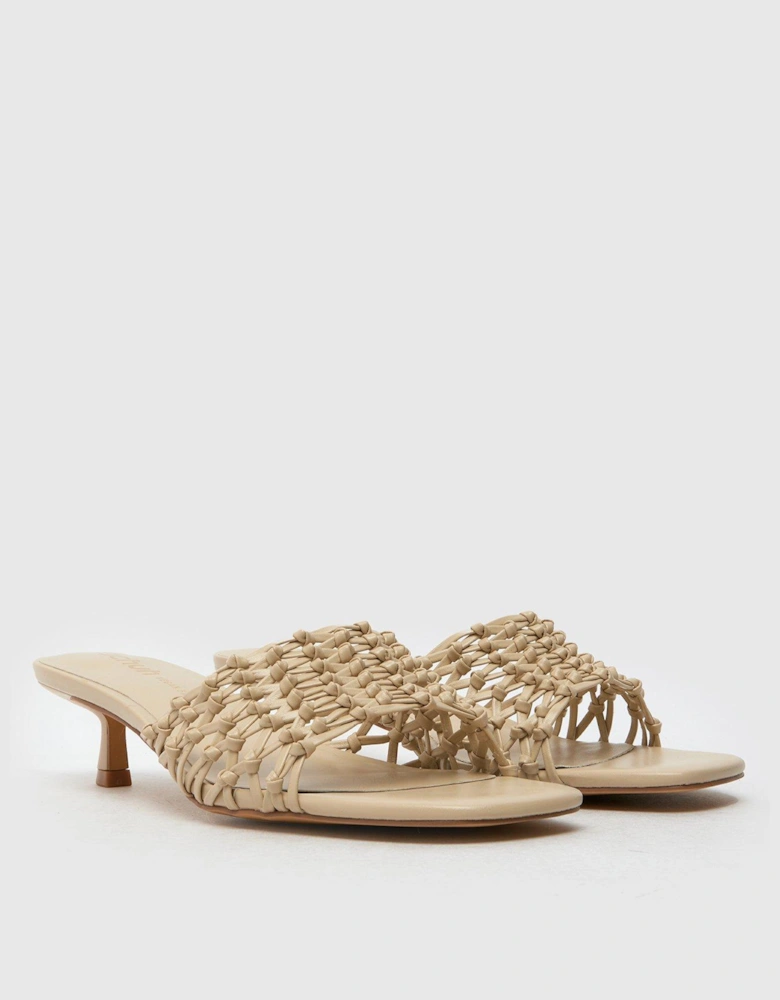 Sorin Woven Mules - Natural