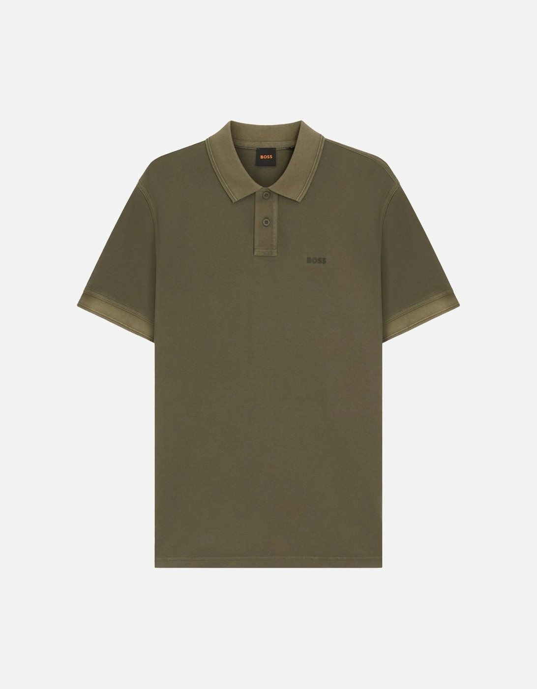 BOSS Prime Cotton Pique Polo Shirt Open Green, 5 of 4