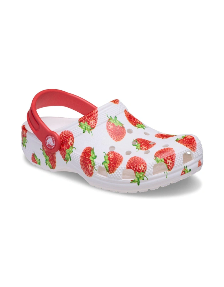 Classic Fresh Fruits Clog T - White