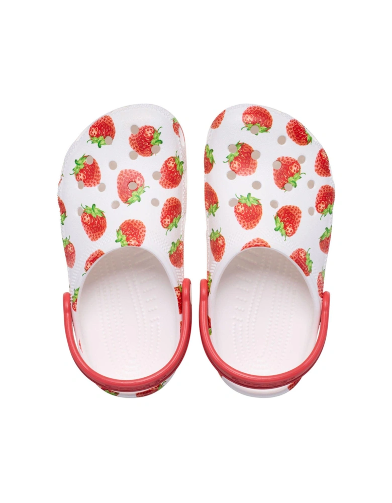 Classic Fresh Fruits Clog T - White