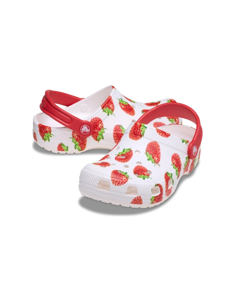 Classic Fresh Fruits Clog T - White