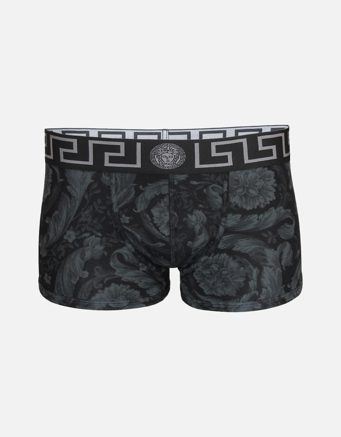Barocco Greca Boxer Trunk, Black/grey, 2 of 1