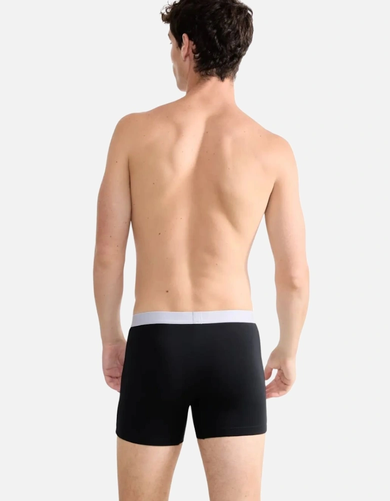 Go ABC 2.0 2-Pack Short Boxer Trunks, Black