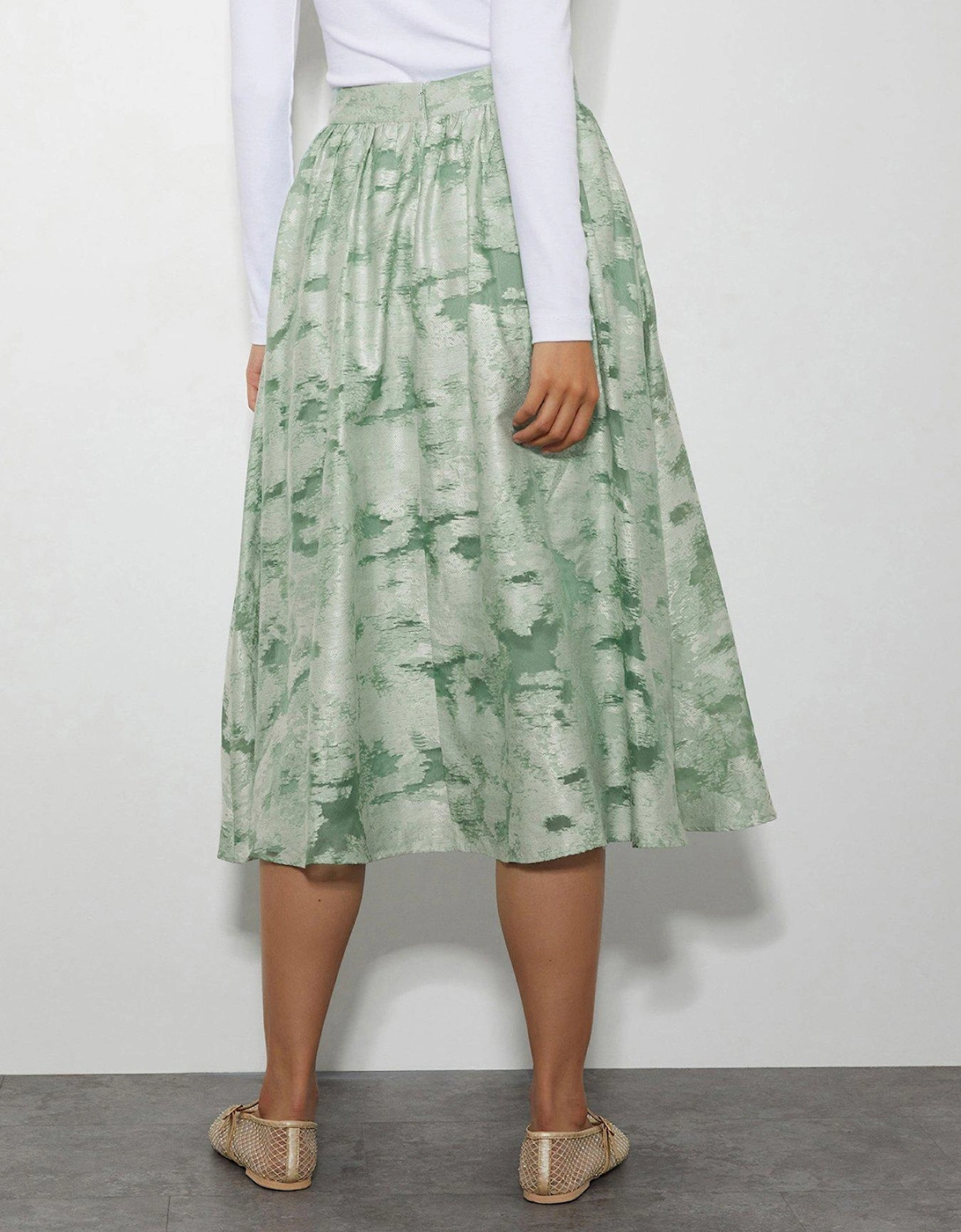 Josie Midi Skirt - Green