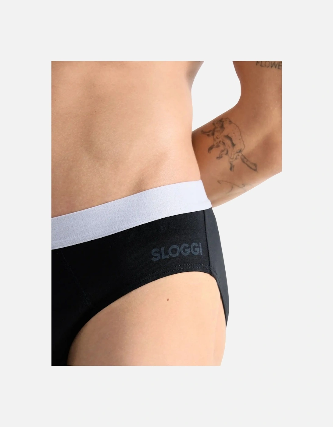Go ABC 2.0 2-Pack Midi Briefs, Black