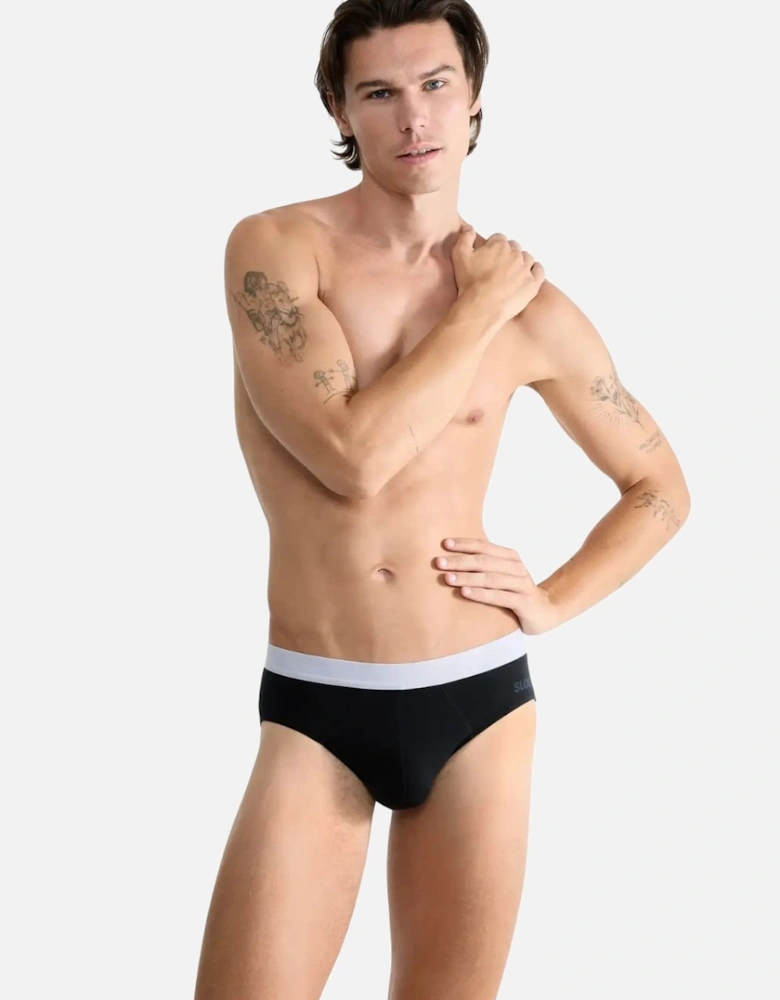 Go ABC 2.0 2-Pack Midi Briefs, Black