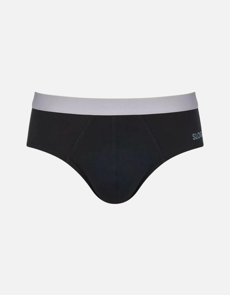 Go ABC 2.0 2-Pack Midi Briefs, Black