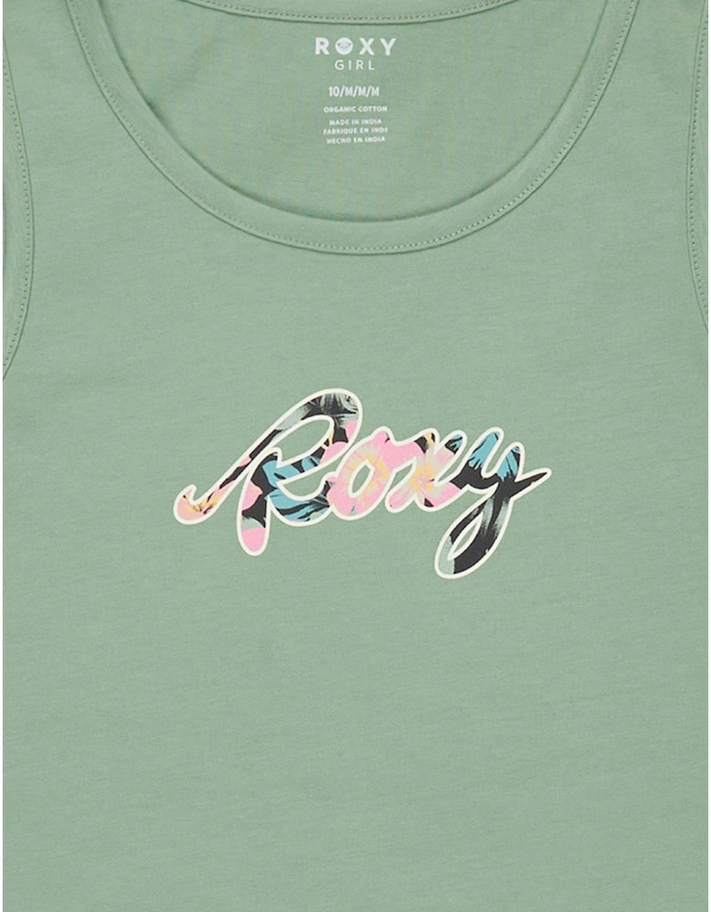 Girls There Is Life Tank Top - Green