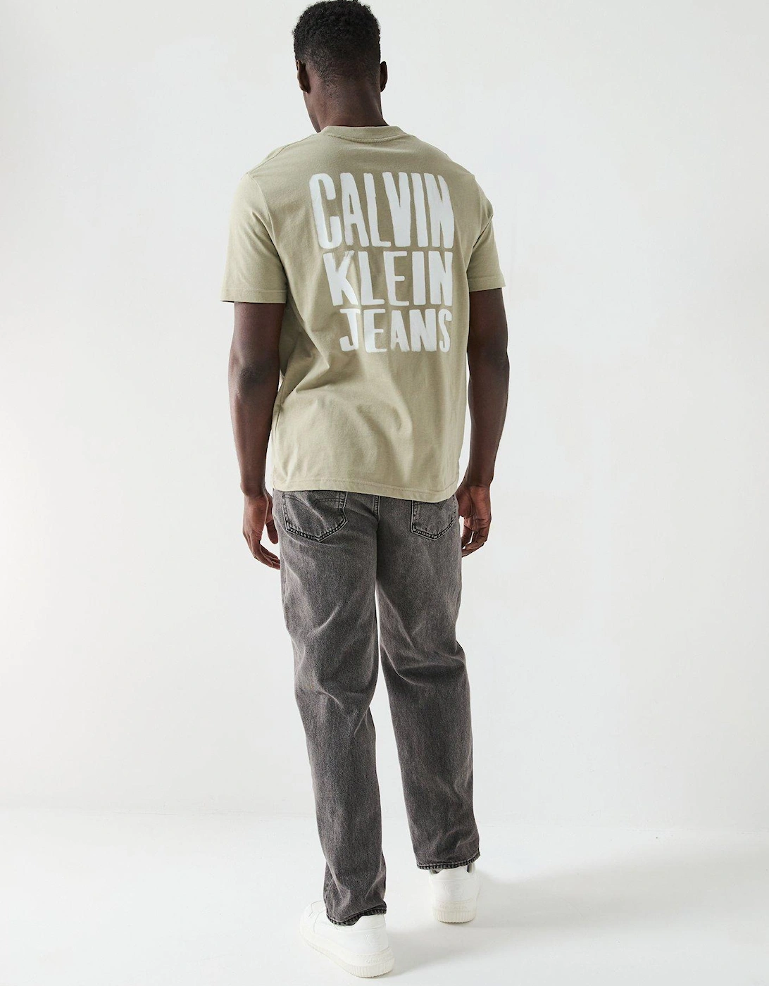 Painted T-Shirt - Beige