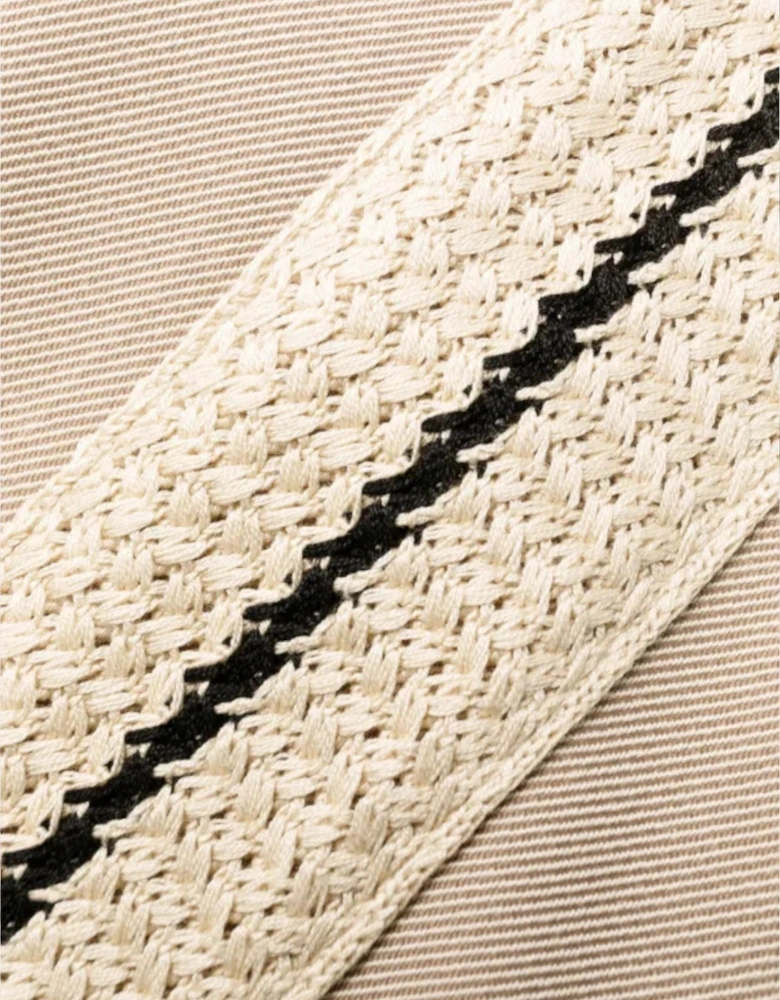 Tab Knit Pants Beige