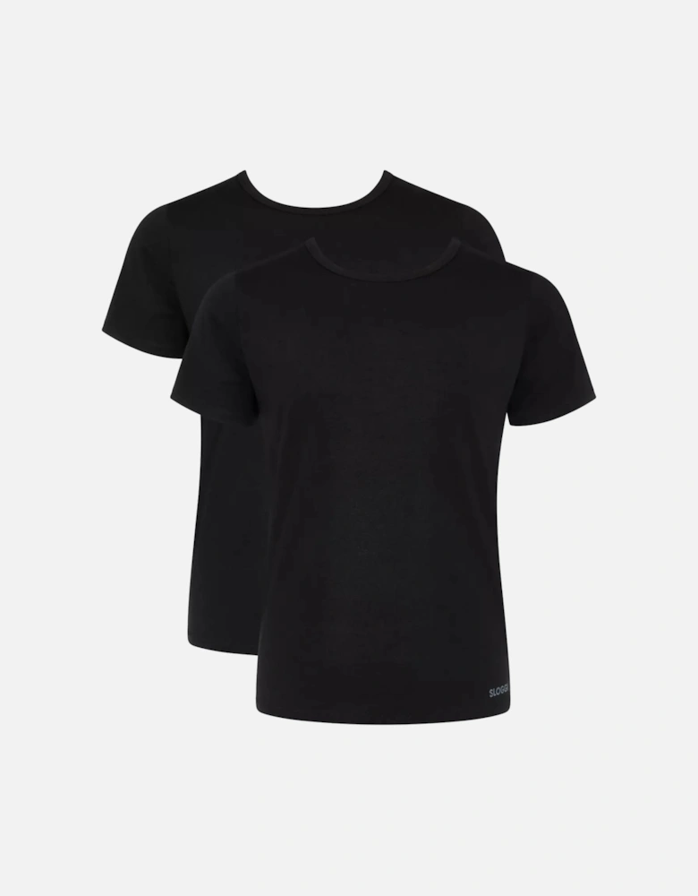 Go ABC 2.0 2-Pack Crew-Neck T-Shirts, Black