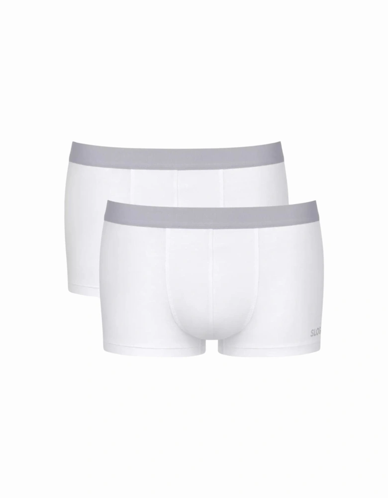 Go ABC 2.0 2-Pack Hipster Boxer Trunks, White