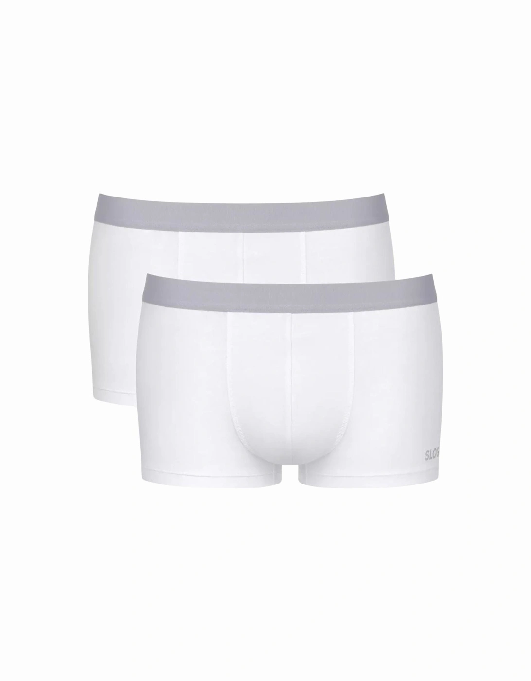 Go ABC 2.0 2-Pack Hipster Boxer Trunks, White, 7 of 6