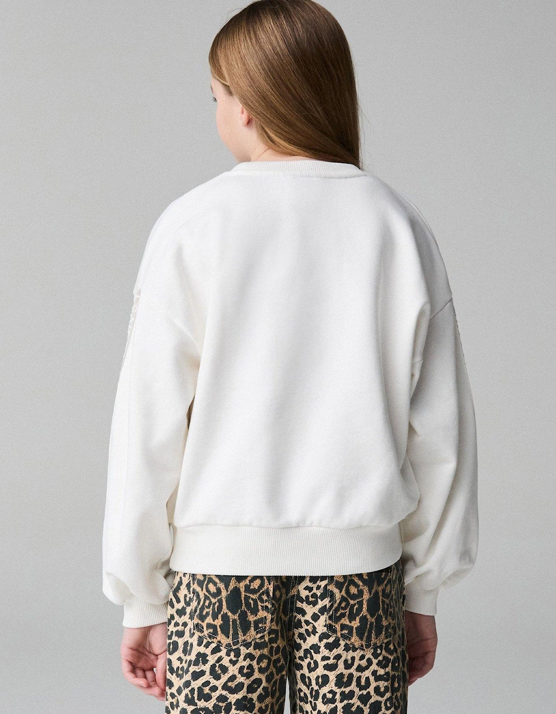All Saints Logo Sweatshirt - White