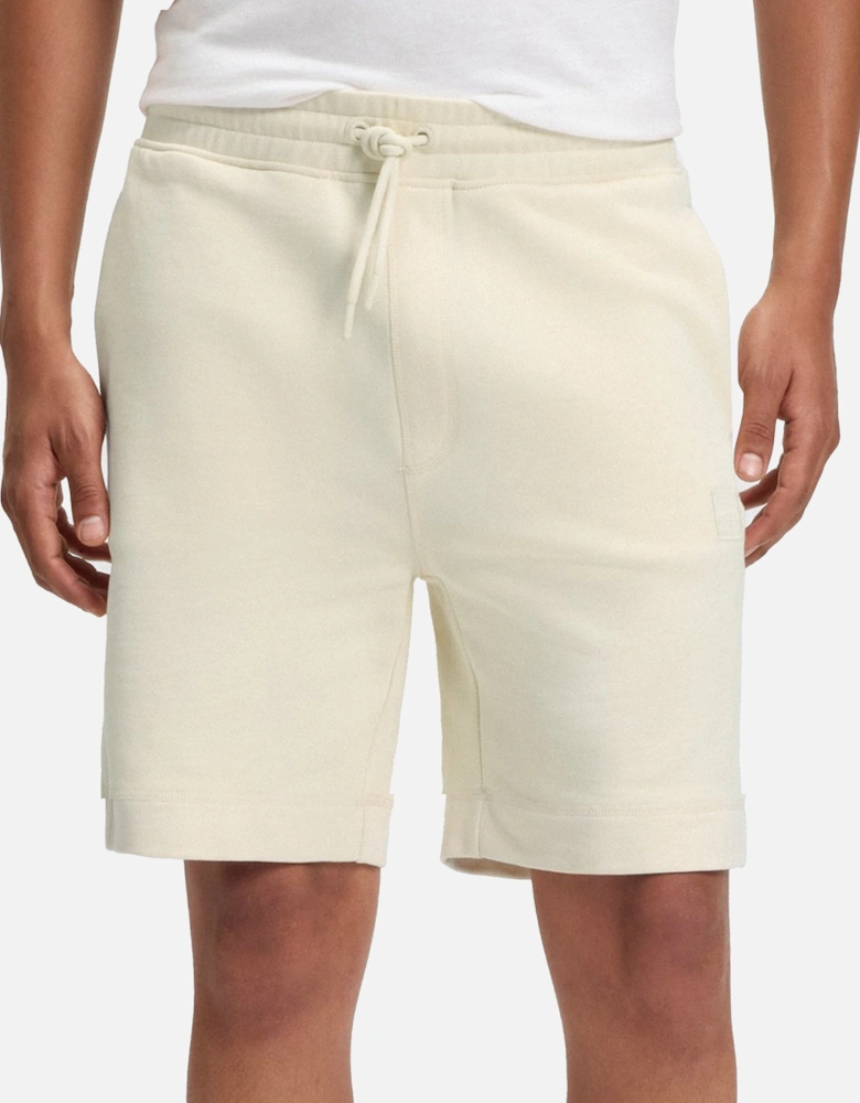 BOSS Regular Fit Sewalk Sweat Shorts Open Yellow