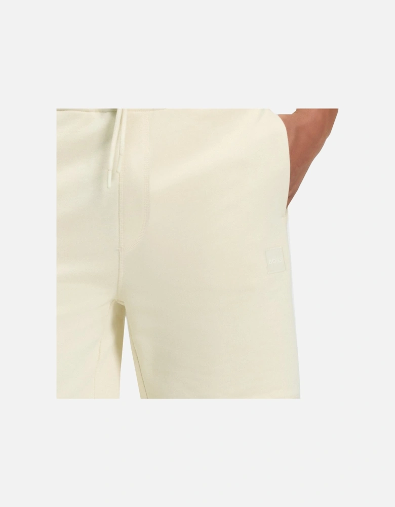 BOSS Regular Fit Sewalk Sweat Shorts Open Yellow