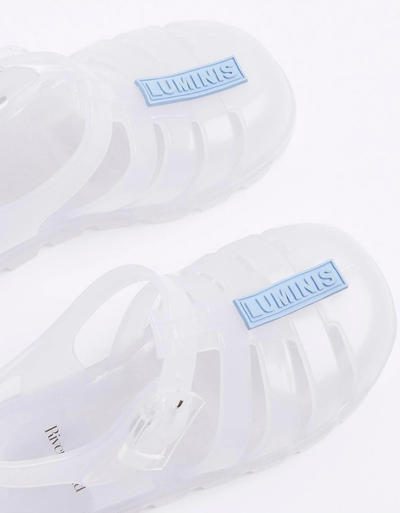 Boy Translucent Jelly Sandals - Blue