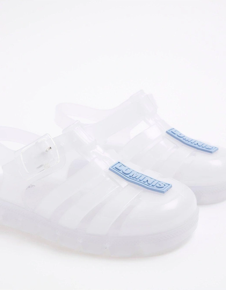 Boy Translucent Jelly Sandals - Blue