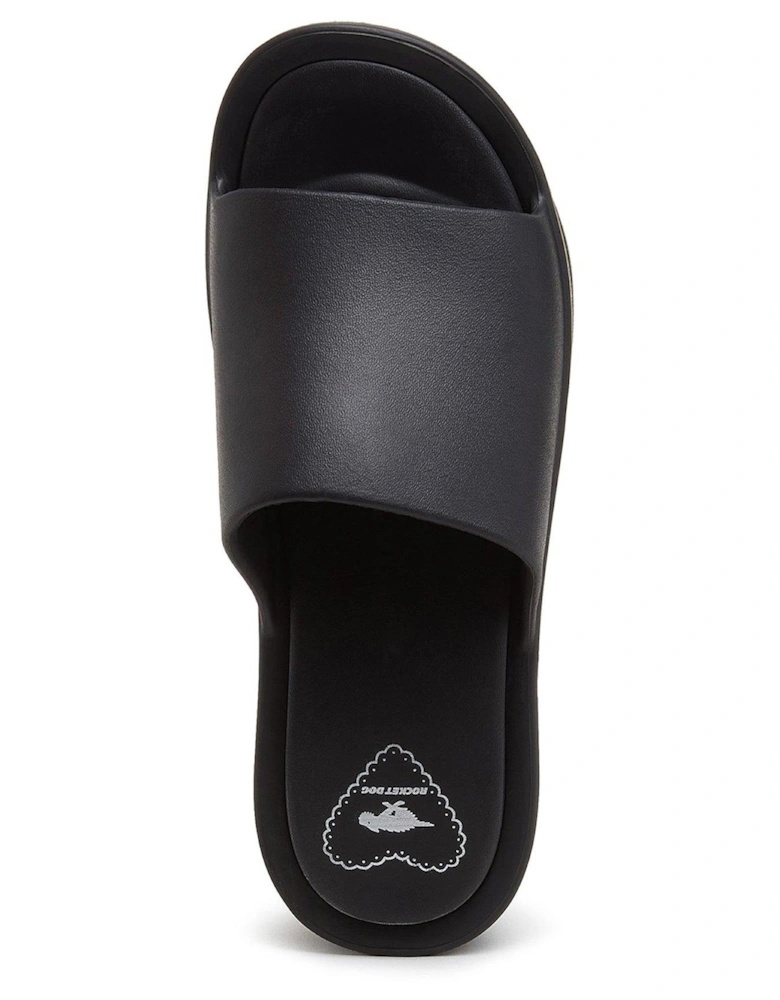 Petal EVA Wedged Sliders - Black