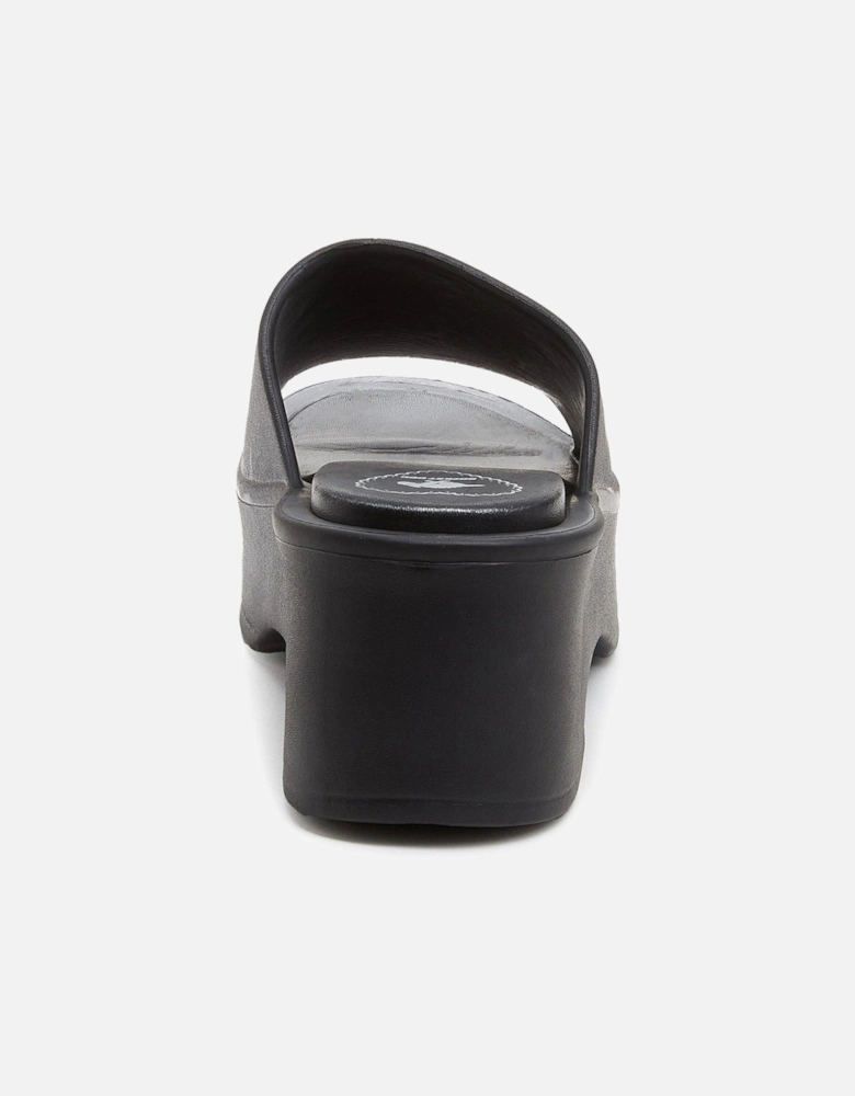 Petal EVA Wedged Sliders - Black