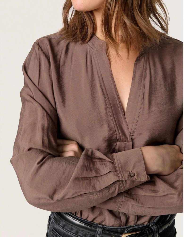 Leodora Blouse - Brown