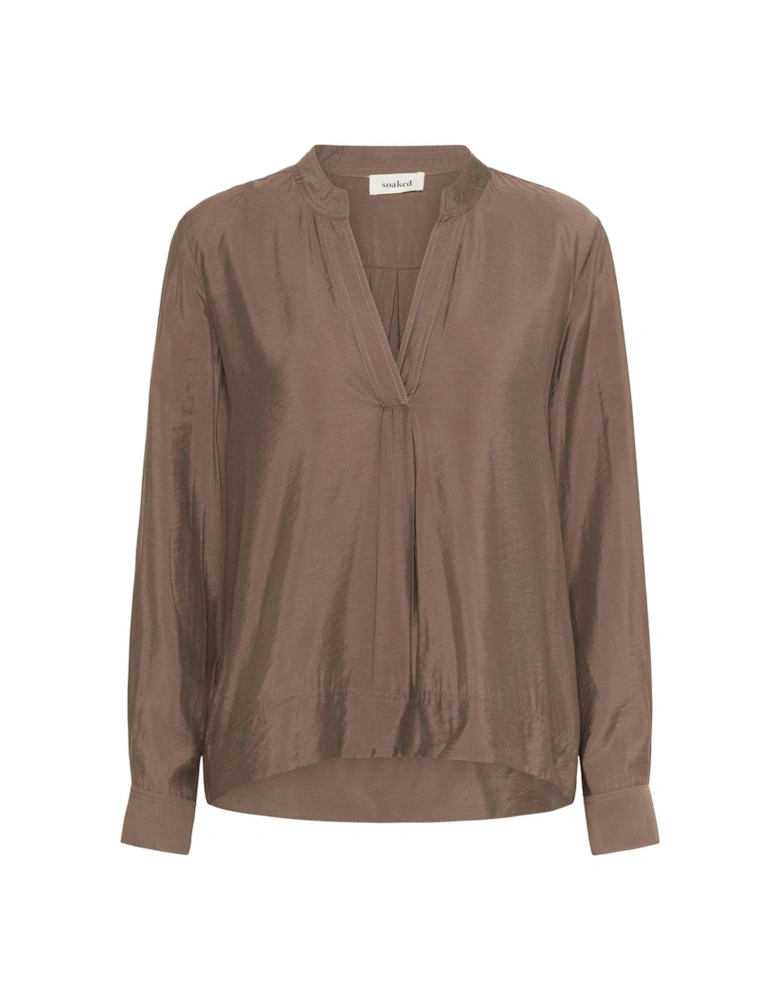 Leodora Blouse - Brown