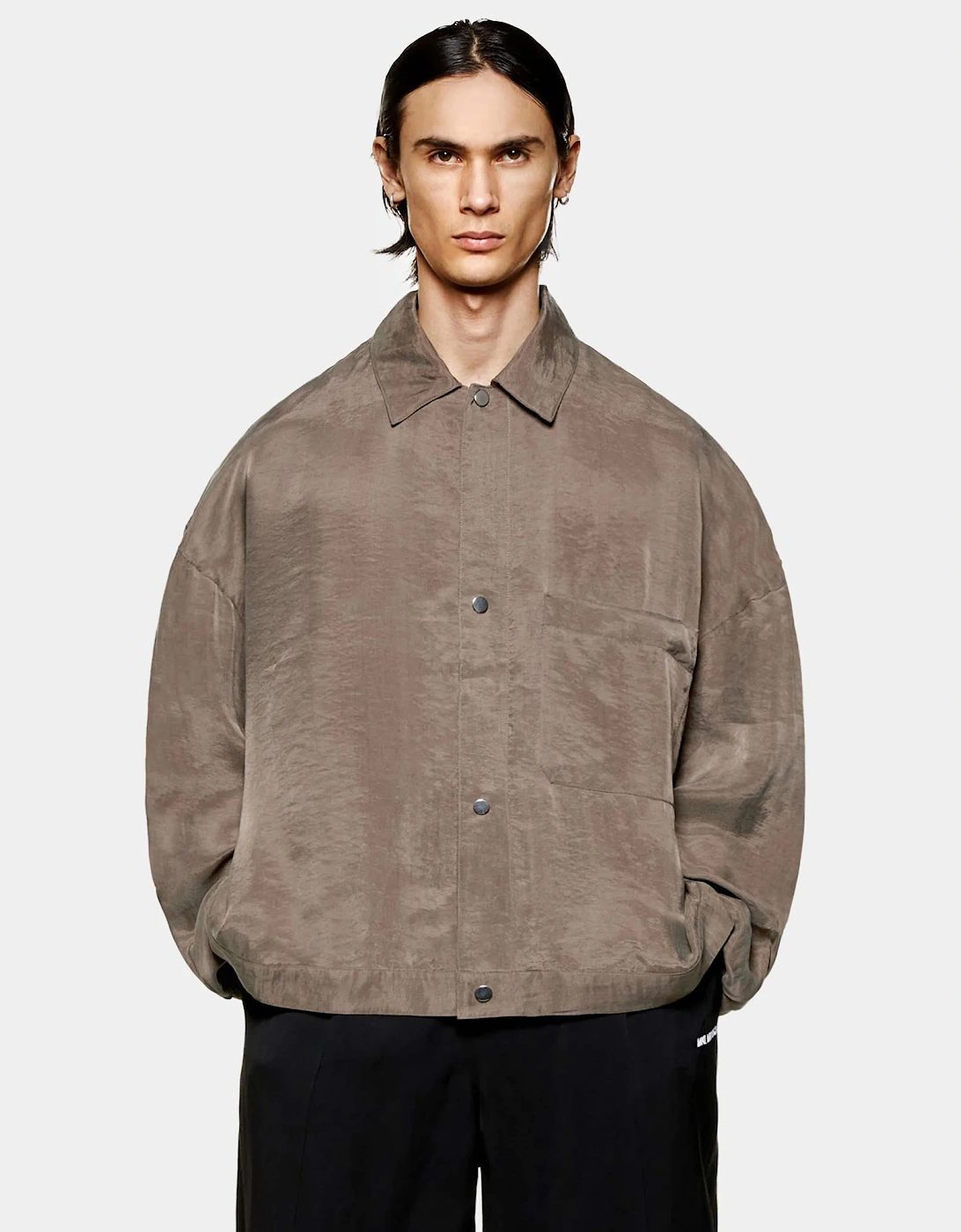 Sandwash Cupro Trucker Jacket, 5 of 4