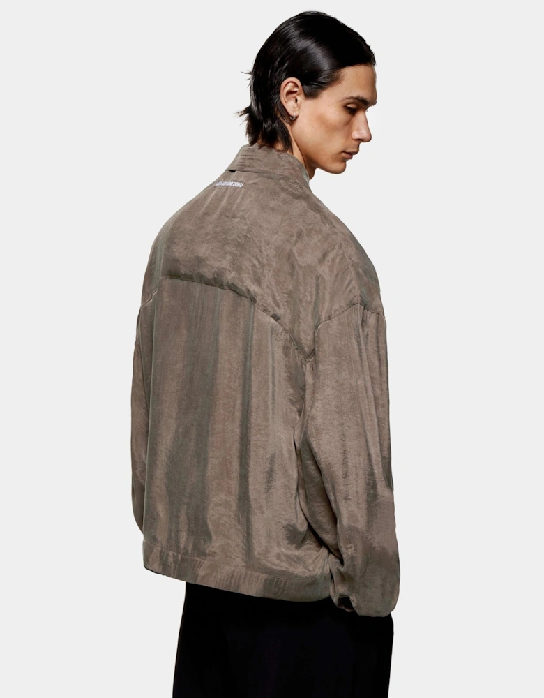 Sandwash Cupro Trucker Jacket