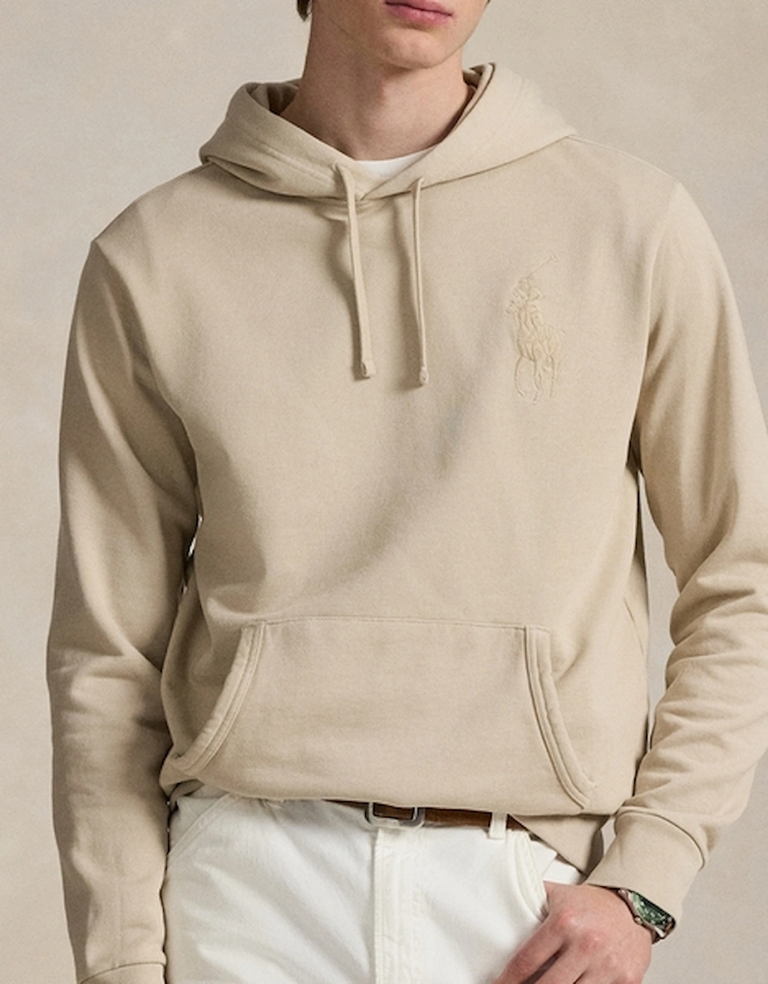 Tonal PP Loopback Cotton-Terry Hoodie, 2 of 1