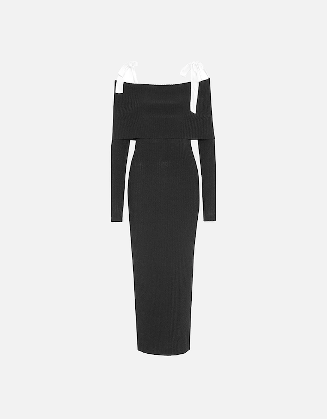Off-The-Shoulder Knit Dress, 2 of 1