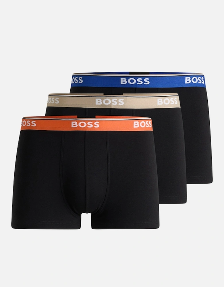 BOSS Bodywear 3 Pack Power Jersey Boxer Trunks