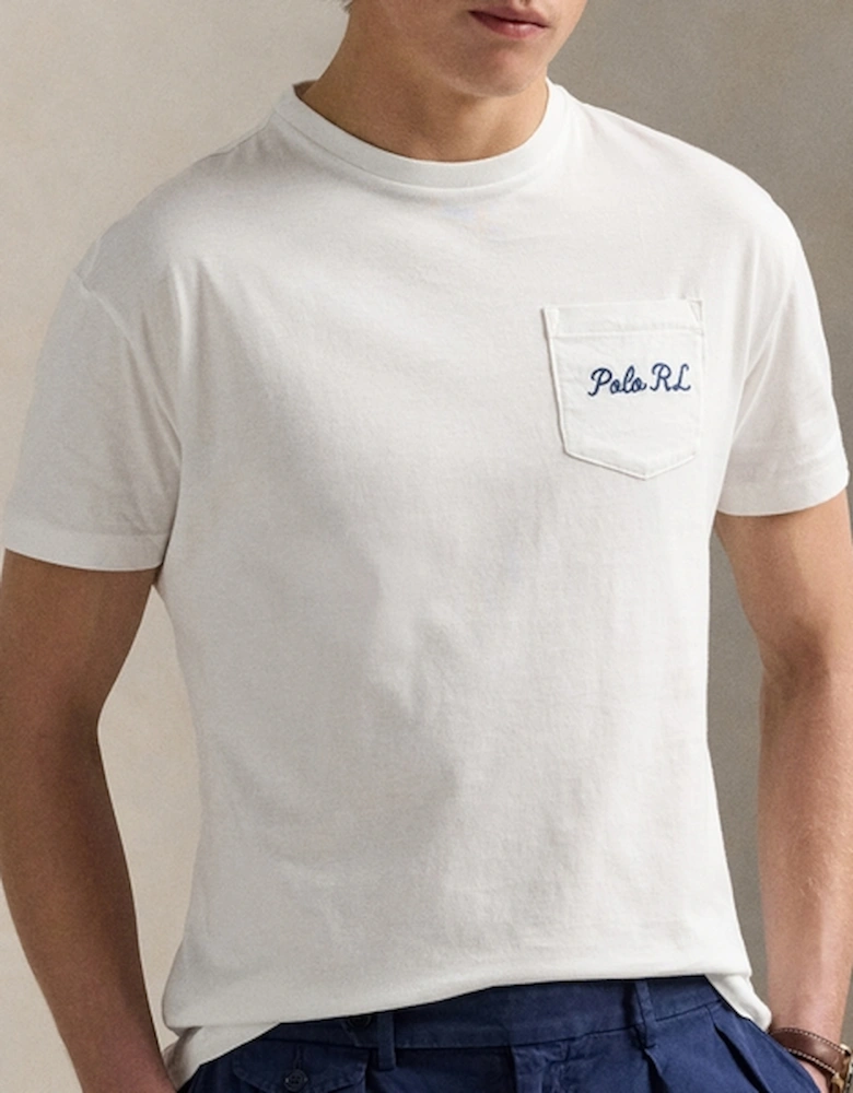Custom Slim Fit Back Logo Bear Cotton T-Shirt