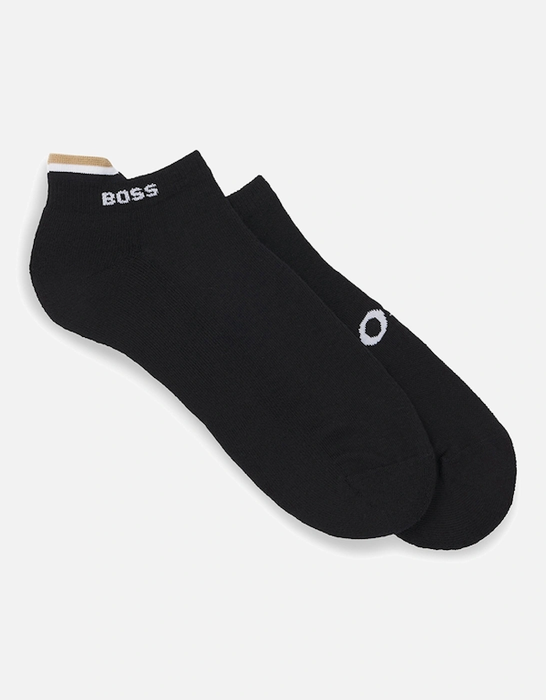 BOSS Bodywear Intarsia-Knit Cotton-Blend Logo Socks, 2 of 1