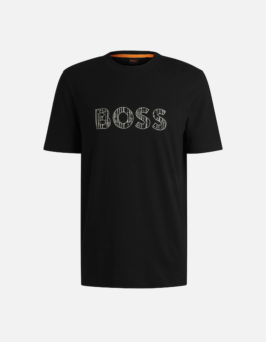 BOSS Orange Te_logotexture Cotton-Jersey T-Shirt, 2 of 1