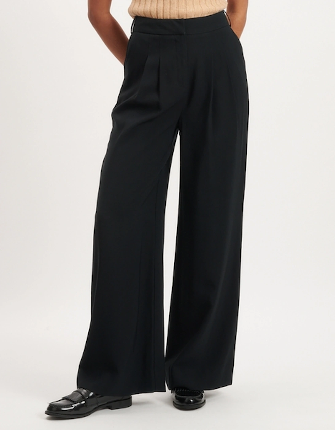 Crepe Tailored Trousers, 2 of 1