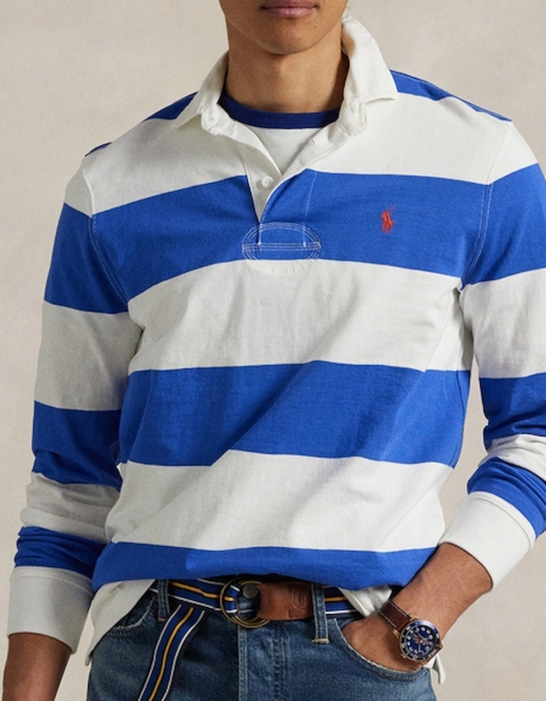 Yarn-Dyed Cotton-Jersey Rugby Top