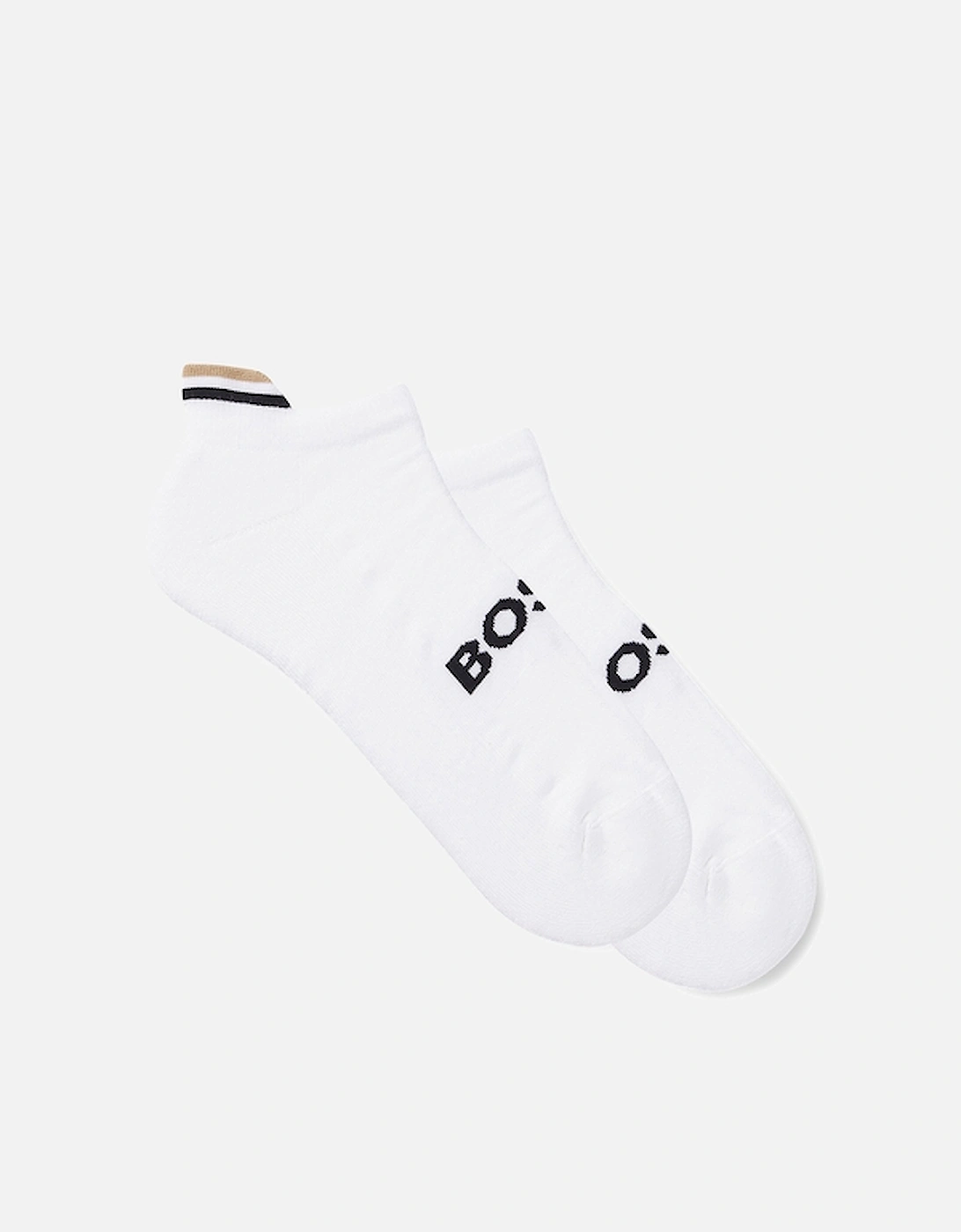 BOSS Bodywear Intarsia-Knit Cotton-Blend Logo Socks, 2 of 1