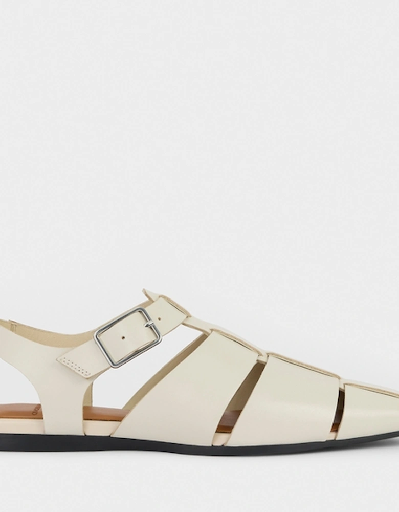 Women's Wioletta Leather Flat Sandals