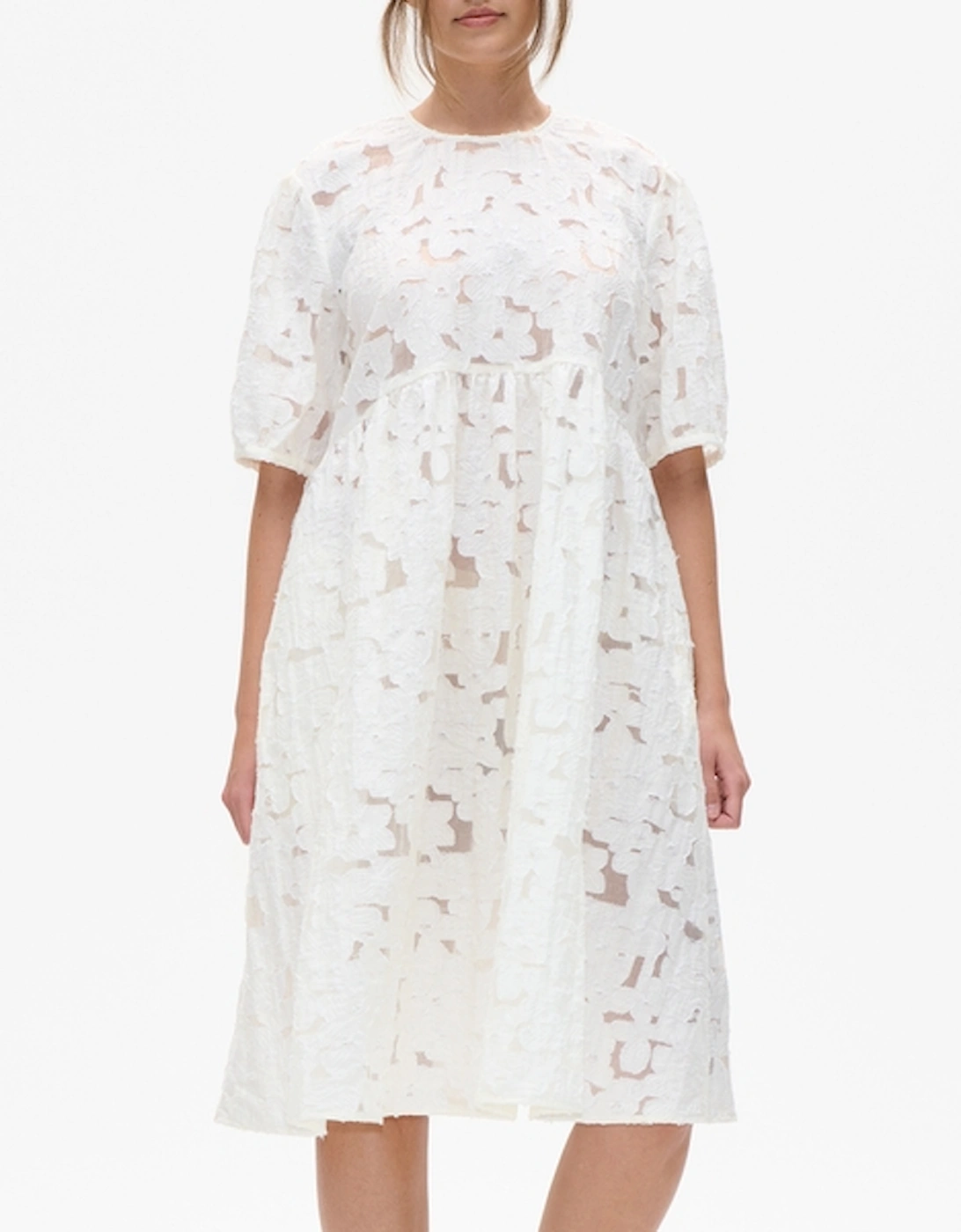 Agdel Floral-Appliquéd Mesh Dress, 2 of 1