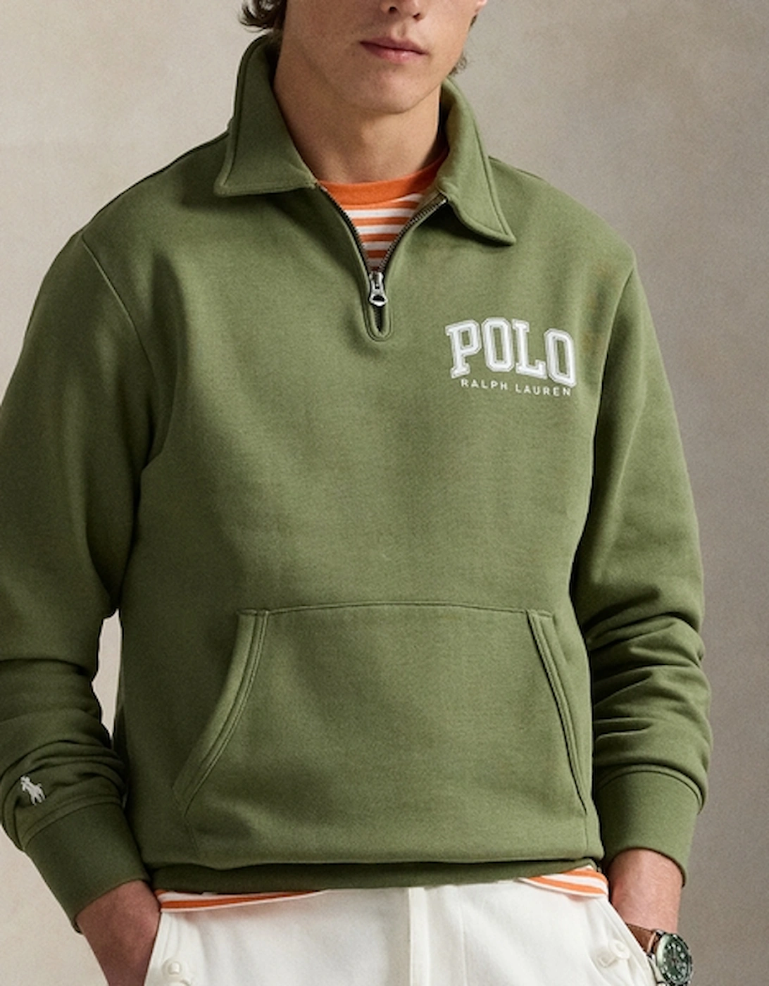 Varsity Cotton-Blend Jersey Jumper, 2 of 1