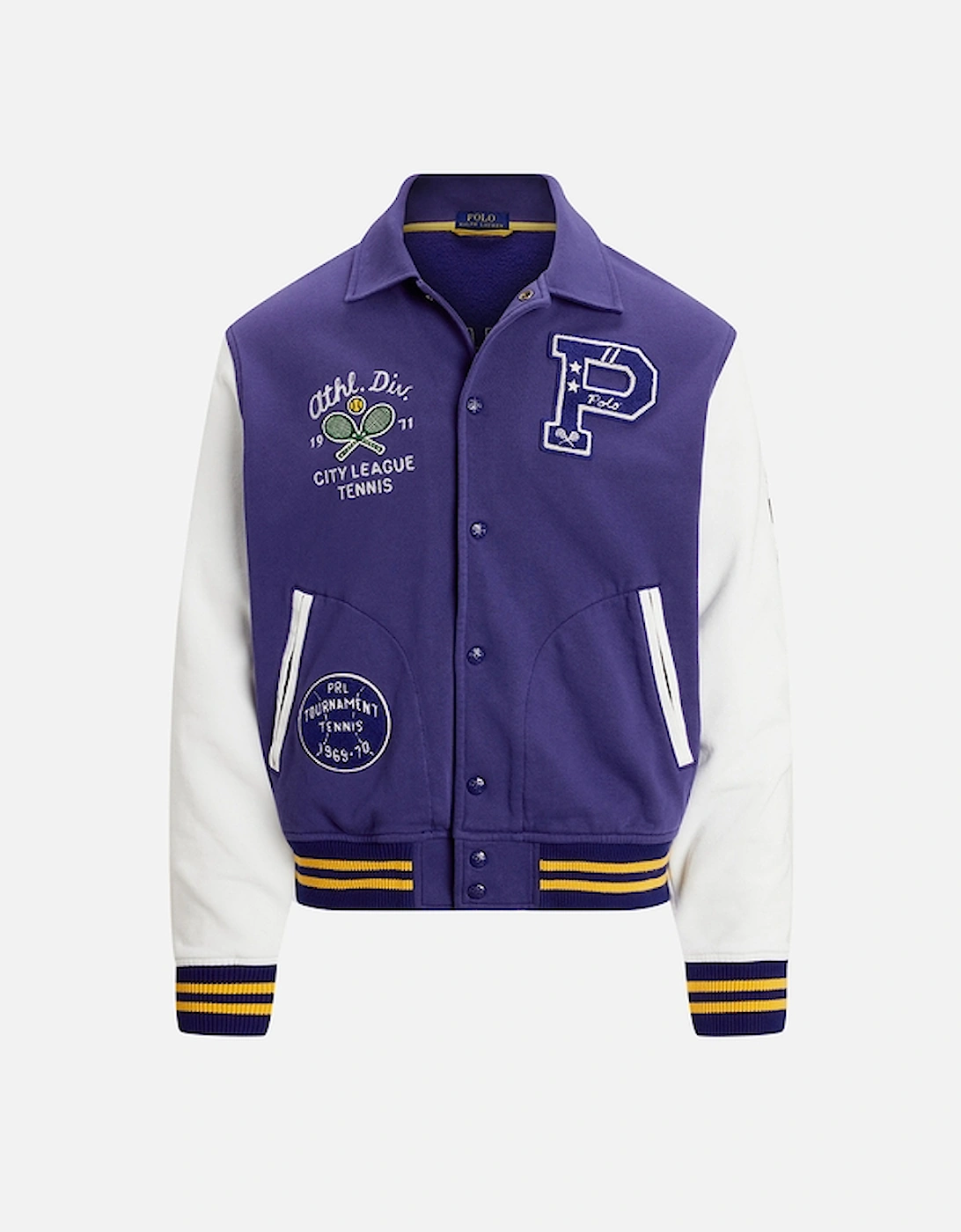 Tennis Cotton-Blend Varsity Jacket, 2 of 1