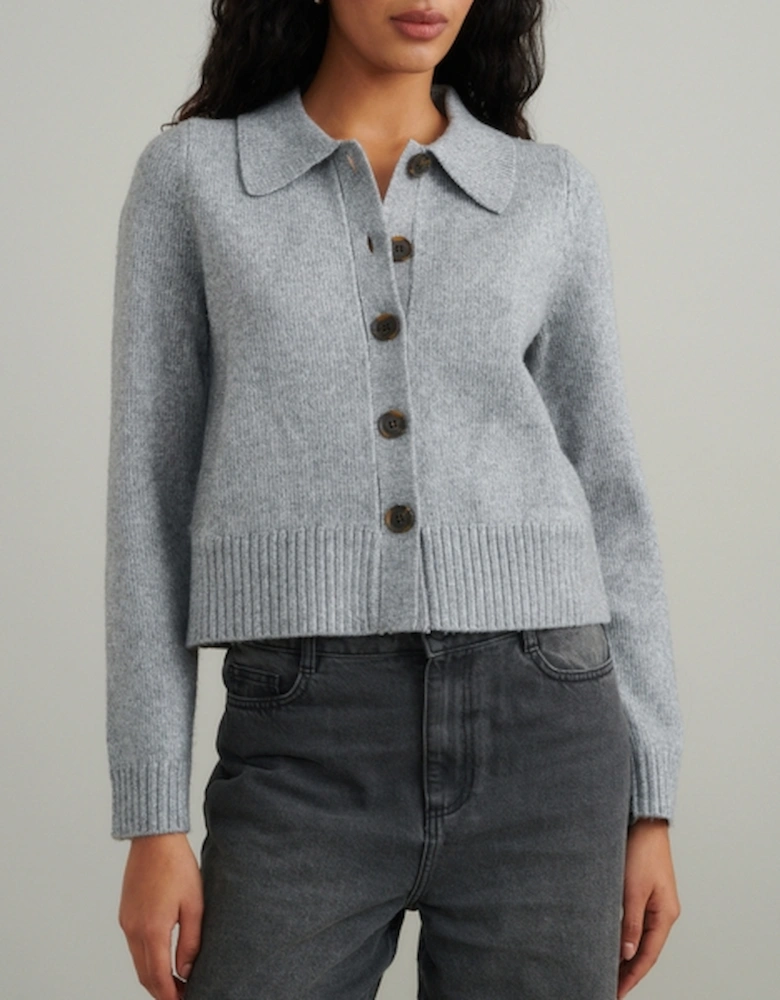 Collar Knit Cardigan