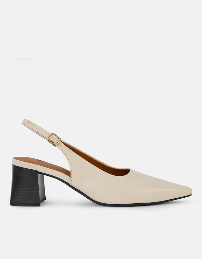 Altea Leather Slingback Court Heels