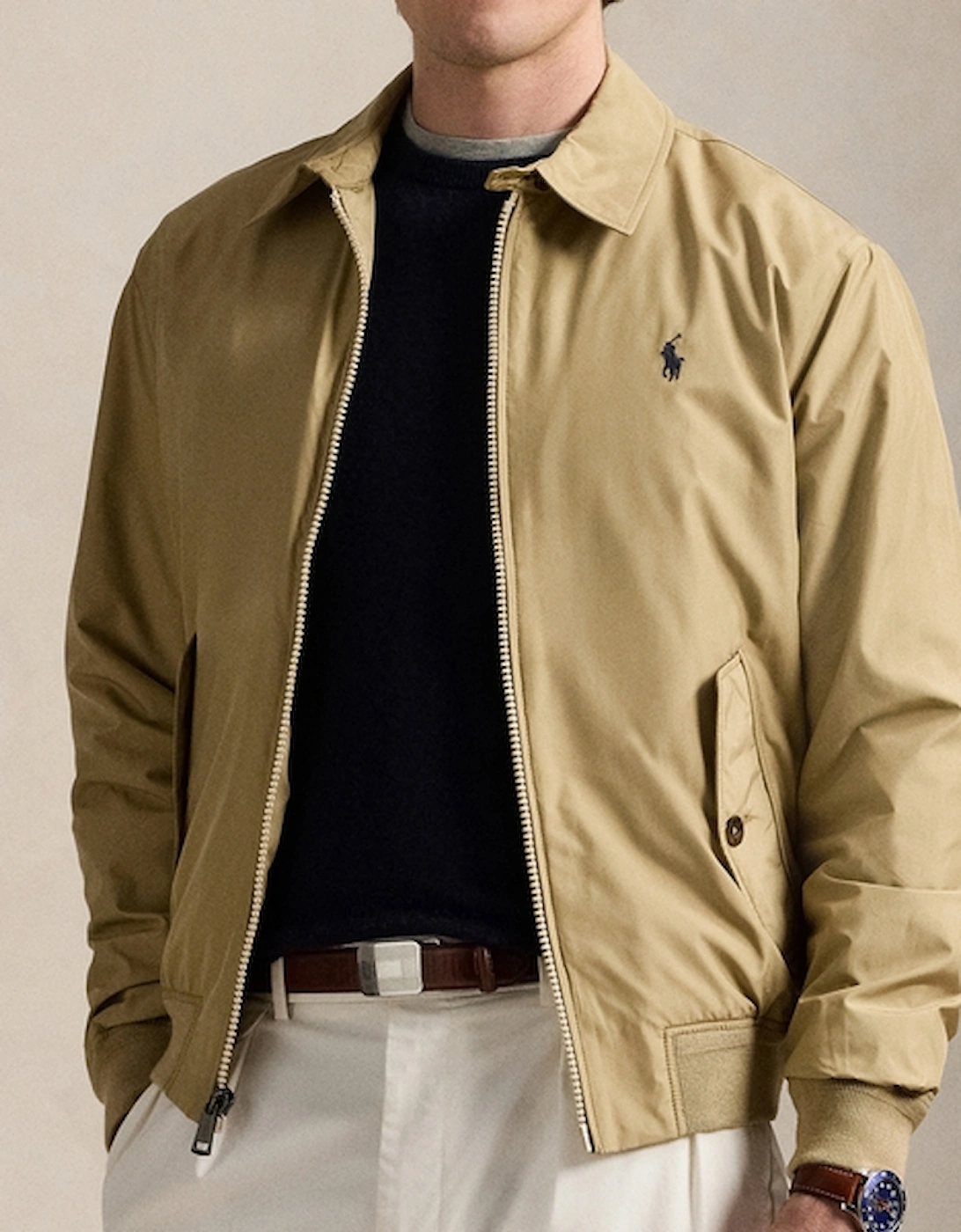 Packable Gabardine Windbreaker Jacket, 2 of 1