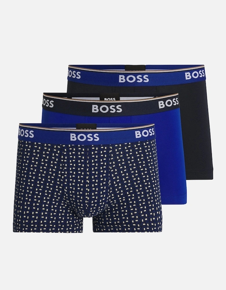 BOSS Bodywear 3-Pack Power Jersey Boxer Trunks