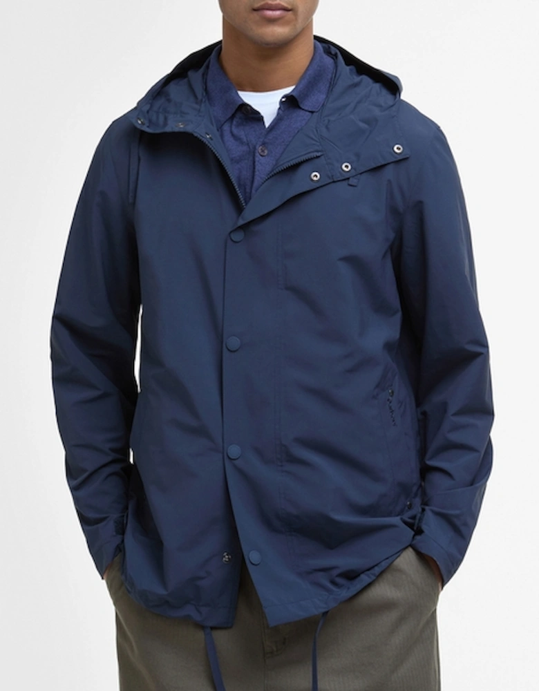 Quay Showerproof Hooded Matte-Shell Jacket
