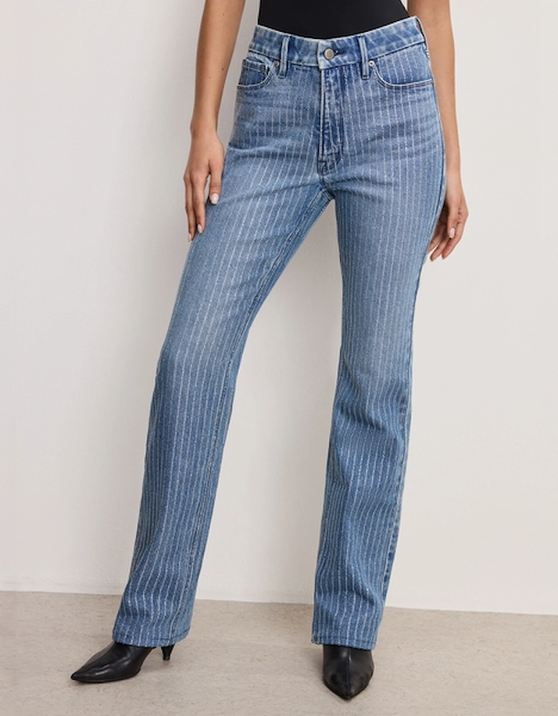 Good Icon Rhinestone Denim Jean, 2 of 1